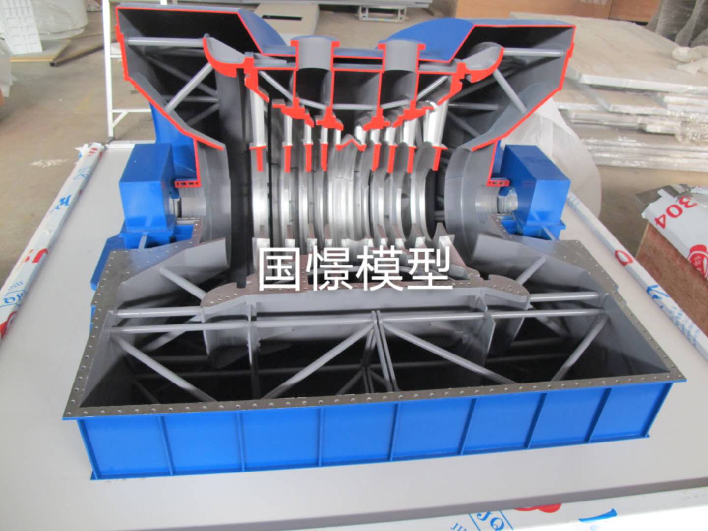 根河市机械模型