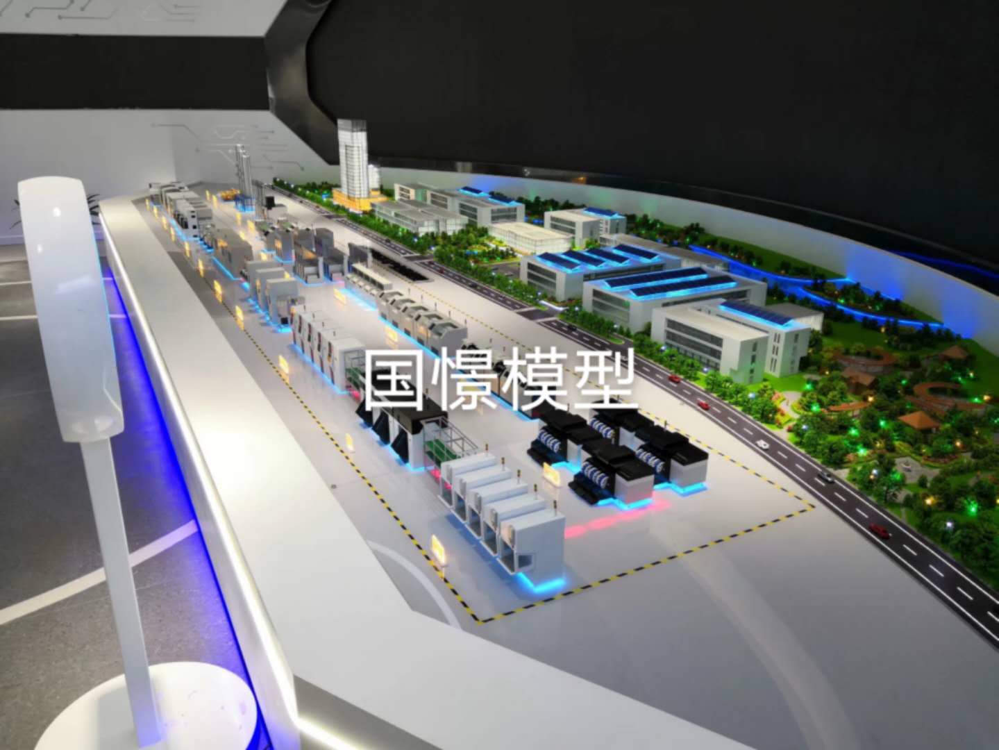 根河市建筑模型