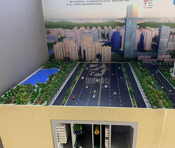 根河市建筑模型