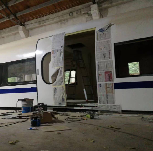 根河市高铁模型