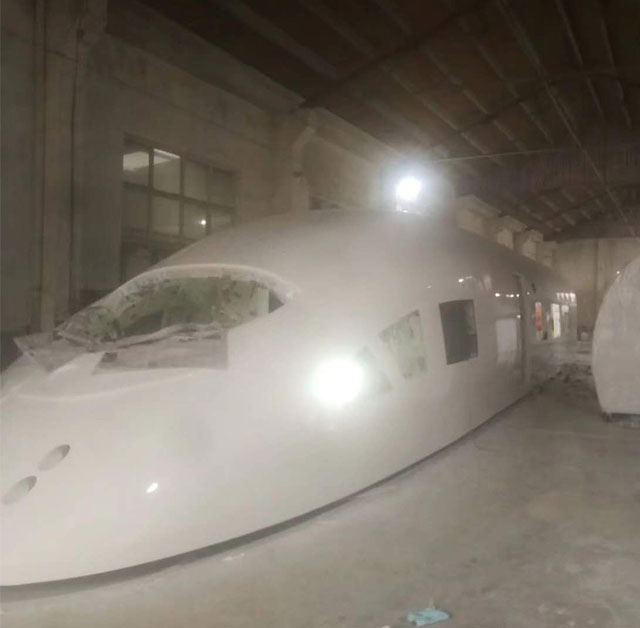 根河市高铁模型